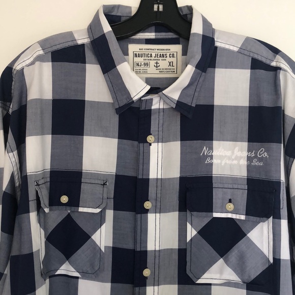 NAUTICA JEANS SHORT SLEEVES SHIRT 👕 - Picture 2 of 8